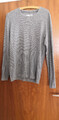 Herren Pullover Strick Business Tom Tailor Denim Basic Deave grau M