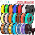 SUNLU 1.75mm 3D Drucker Filament PLA PLA+ Meta PETG SILK ABS Holz 1KG TPU-0.5KG