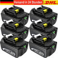 6x 18V 9Ah 12Ah Akku Für Makita Original BL1850 B BL1830 LXT BL1860B Led Anzeige