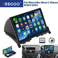 32G Android 13 Carplay Autoradio GPS Navi BT RDS Für Mercedes C Class W204 S204