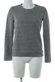 MAISON SCOTCH Rundhalspullover Damen Gr. DE 34 grau-dunkelgrau Casual-Look