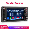 Android 12 SWC DAB+ WIFI Autoradio GPS BT für VW T5 Multivan Touareg Transporter