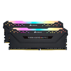 Corsair Vengeance RGB Pro Schwarz 32GB Kit (2x16GB) DDR4-3200 CL16 DIMM ArbeitssCorsair / CMW32GX4M2E3200C16