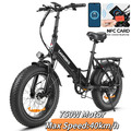 20 Zoll Elektrofahrrad 750W 48V 13AH Faltbares Fat Tire Mountainbike MTB E-Bike