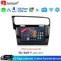 7'' DAB Apple CarPlay 32G Android 13 Autoradio GPS NAVI Für VW Golf 7 VII SWC FM