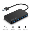 USB Hub 3.0 Verteiler 4 Port Splitter Datenhub SuperSpeed für Laptop PC 4-IN-1