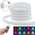 220V 230V Neon LED Stripe Streifen Dimmbar RGB Flex Lichtschlauch Band Leiste