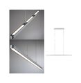 Paulmann LED Pendelleuchte Lento 2700K 3495lm 42W Chrom matt höhenverstellbar