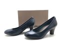 Tamaris Damen Pumps Gr. 39 High Heels Absatzschuh Blockabsatz Komfortschuhe Blau