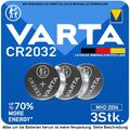 3x CR2032 CR 2032 VARTA Industrial Ware Lithium Knopfzelle 3V MHD bis 2034