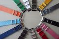 Nato Strap 18, 20 oder 22 mm schöne Farben schicke Edelstahlschließe