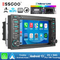 Android 13 2+64G Carplay Für VW Touareg T5 Multivan Autoradio GPS NAV RDS FM MIK