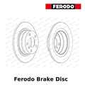 Ferodo Hintere Bremsscheibe (Paar) - 290mm,Solid,Coated - DDF2197C - Oe-Qualität