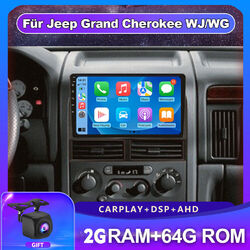 Für Jeep Grand Cherokee WJ/WG CarPlay Autoradio Android 13 BT GPS Navi 2+64GB