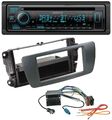 Kenwood Bluetooth DAB CD MP3 USB Autoradio für Seat Ibiza ab 08 azabacheschwarz