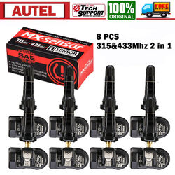 8 PCS Original Autel MX-Sensor 315&433MHz Reifendrucksensor Diagnose RDKS TPMS