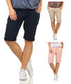Jeans Damen kurze Chino Hosen Stretch Caprihosen luftige Bermudas Shorts - 38-46