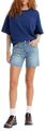 Levi's Damen Shorts 501 Mid Thigh Shorts Denim Shorts, Blau, W25