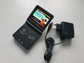 GameBoy Advance SP Konsole Schwarz Black AGS-101 Neues Gehäuse & IPS V5 Display