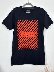 SNIPES T-Shirt Schwarz Logo Print Gr. XS