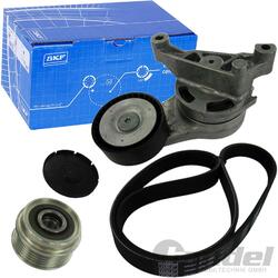 SKF KEILRIPPENRIEMEN-SATZ FREILAUF für AUDI A3 VW GOLF 5 PASSAT TOURAN CADDY TDI