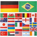 MUWO "Nations Together" Kollektion Hiss Mastflaggen Länderfahnen 90 x 150 cm neu