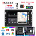 7" 2+64G Autoradio Carplay Android 13 GPS KAM Für VW Golf MK4 Polo 9N PASSAT B5