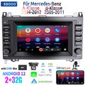 Für Mercedes Benz A B Klasse W169 W245 W639 Autoradio Android 12 Carplay Kam MIK