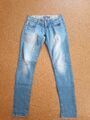 Damenjeans , Slim Fit , Gr.36/38 , Simply Chic ,stonewashed, Used Look , Ripped