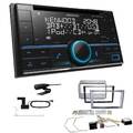 Kenwood 2-DIN Receiver Autoradio Bluetooth DAB+ für Opel Antara Canbus charcoal