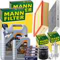 MANN INSPEKTIONSPAKET+6L LIQUI MOLY 5W-30 ÖL passend für AUDI A4 B6 8E/H 2.4+3.0