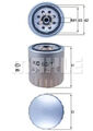 Kraftstofffilter Anschraubfilter KC 63/1D KNECHT für DAEWOO MERCEDES-BENZ PUCH