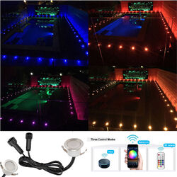 1-30x WIFI Controller RGB/RGBW LED Bodeneinbaustrahler Terrasse Außen Minispots