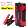 28000mAh 12V Auto KFZ Starthilfe Jump Starter 800A Booster Powerbank Ladegerät