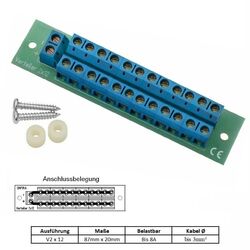 ONPIRA Stromverteiler Verteiler 8A belastbar Modellbau Gleich- & WechselstromTOP Preis - 7 Varianten