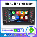 Für Audi A4 8E 8H B6 B7 2000-2009 Carplay Android 13 Autoradio GPS NAVI DAB WiFi