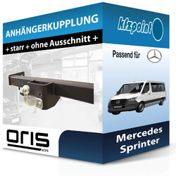 Für Mercedes Sprinter 06.2018-jetzt ORIS Anhängerkupplung starr AHKORIS starr 047872