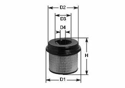 Fleetguard Luftfilter Motorluftfilter Filter für Mercedes NG 5.7 1973-1996