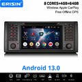 64GB Android 13 CarPlay DAB+ Autoradio BMW 5 E39 M5 WiFi 8-Kern DSP SWC DVD Navi