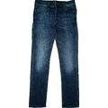 JACK & JONES Tim Herren Jeans Hose Slim Fit straight stretch 48 W31 L32 d. blau