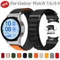 Quick fit Nylon Armband für Samsung Galaxy Watch FE 7 6 4 5 Pro Classic 42-47mm