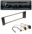 Kenwood MP3 Bluetooth DAB USB CD Autoradio für Audi A4 (B6, 00-04) - ISO