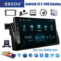 Für 3er BMW E46 318 320 325 Android 13 Autoradio Carplay GPS Navi 64GB Bluetooth