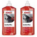 2x SONAX AutoHartWax Carnauba Wachs Lackversiegelung Politur 500 ml