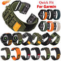 Für Garmin Fenix 8 E 7 7X 6 6X Epix Pro 5 5X Plus Quickfit Nylon Rugged Armband