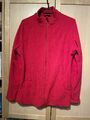 JANINA Fleecejacke Rot Gr. 42/44 mit Reißverschluß und Taschen