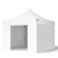 Faltzelt Faltpavillon 3x3 m ALU Pavillon Gartenzelt Partyzelt weiß