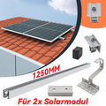 Solar Halterung Photovoltaik Ziegeldach Montage PV Modul Befestigung Schiene Set