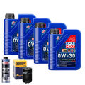 Motoröl 0W30 LIQUI MOLY Synthoil Longtime Plus 4L+HENGST Ölfilter +Spülung