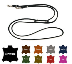 Hundeleine Fettleder kleine Hunde / große Hunde 2m / 2,40m / 2,80m / 3,50m / 5m 